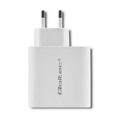 Qoltec Mains charger strømforsyningsadapter - USB, 24 pin USB-C - 63 Watt
