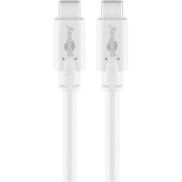 goobay - USB typ C-kabel - 24 pin USB-C till 24 pin USB-C - 1 m