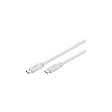 goobay - USB typ C-kabel - 24 pin USB-C till 24 pin USB-C - 1 m