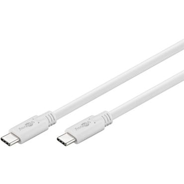 goobay - USB typ C-kabel - 24 pin USB-C till 24 pin USB-C - 1 m