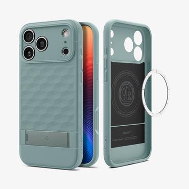 Spigen Parallax S (MagFit) mobiltelefon etui 17,5 cm (6.9") Cover Grøn