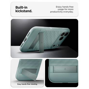 Spigen Parallax S (MagFit) mobiltelefon etui 17,5 cm (6.9") Cover Grøn