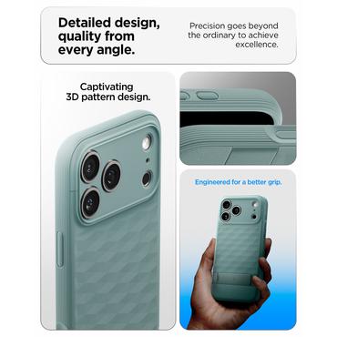 Spigen Parallax S (MagFit) mobiltelefon etui 17,5 cm (6.9") Cover Grøn