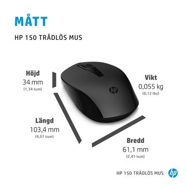 HP 150 trådløs mus