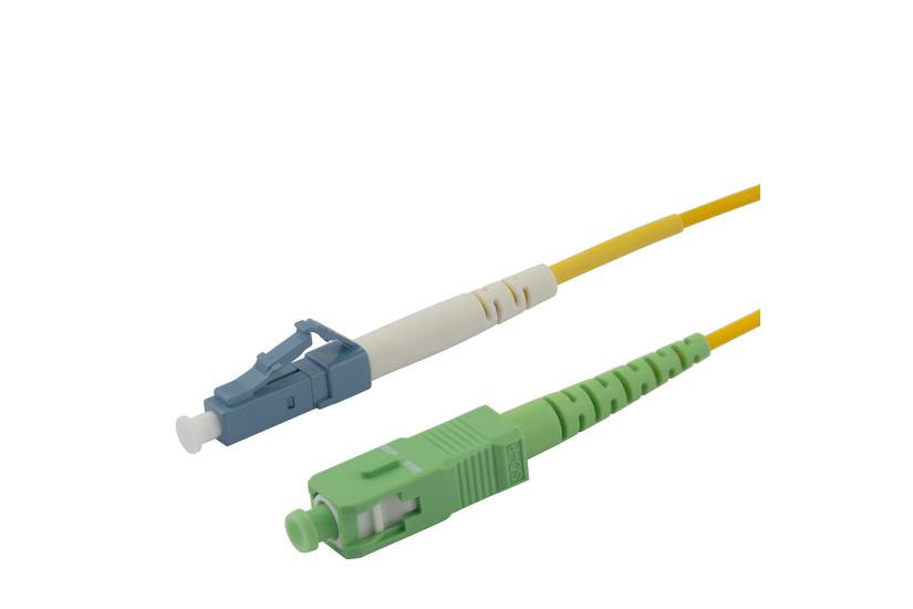 Deltaco LCSC-1-SUA InfiniBand og fiberoptisk kabel 1 m LC SC Gul