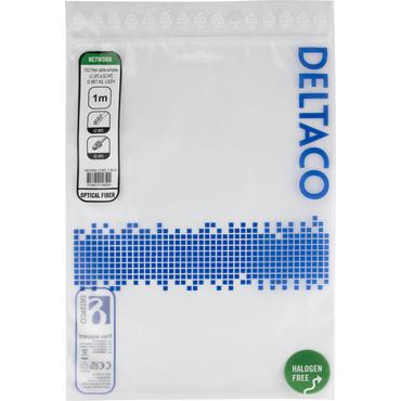 Deltaco LCSC-1-SUA InfiniBand og fiberoptisk kabel 1 m LC SC Gul
