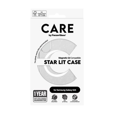 CARE by PanzerGlass&reg; Flagship Case Star Lit w. White QI Compatible Galaxy S25