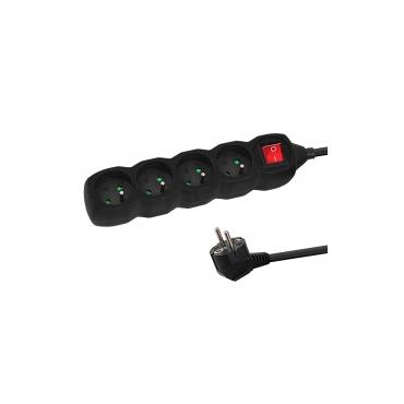 Esperanza ELK213K Power strip 4GN/3M Black