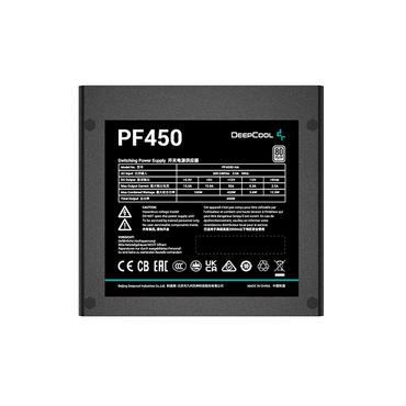 DeepCool PF450 enhed til str&oslash;mforsyning 450 W 20+4 pin ATX ATX Sort