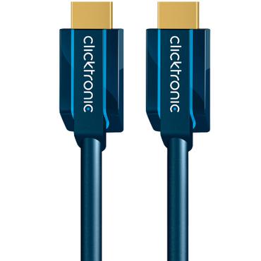 ClickTronic 0.5m High Speed HDMI HDMI-kabel 0,5 m HDMI Type A (Standard) Bl&aring;