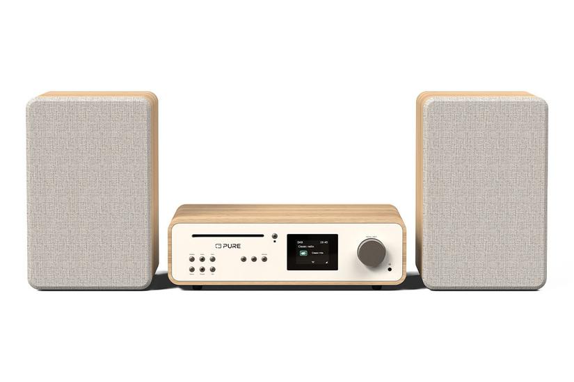 Pure Classic Stereo Cotton White/Oak EU/UK