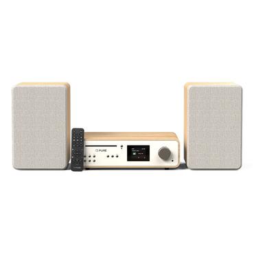 Pure Classic Stereo Cotton White/Oak EU/UK