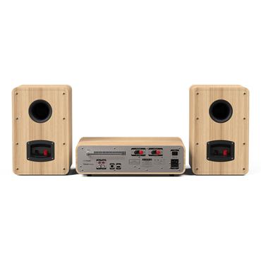 Pure Classic Stereo Cotton White/Oak EU/UK