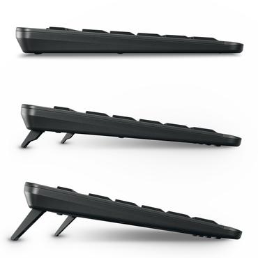 CHERRY Stream keyboard ultimate tastatur Hjemme/kontor USB + RF Wireless + Bluetooth QWERTY Engelsk Sort