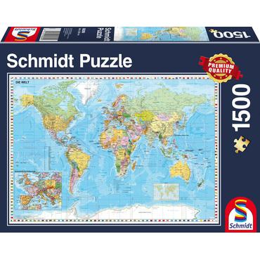 Schmidt Spiele 58289 puslespil 1500 stk Kort