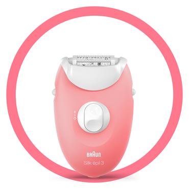 Braun Silk-&eacute;pil 3 SES 3-176 20 pincetter Rose, Hvid