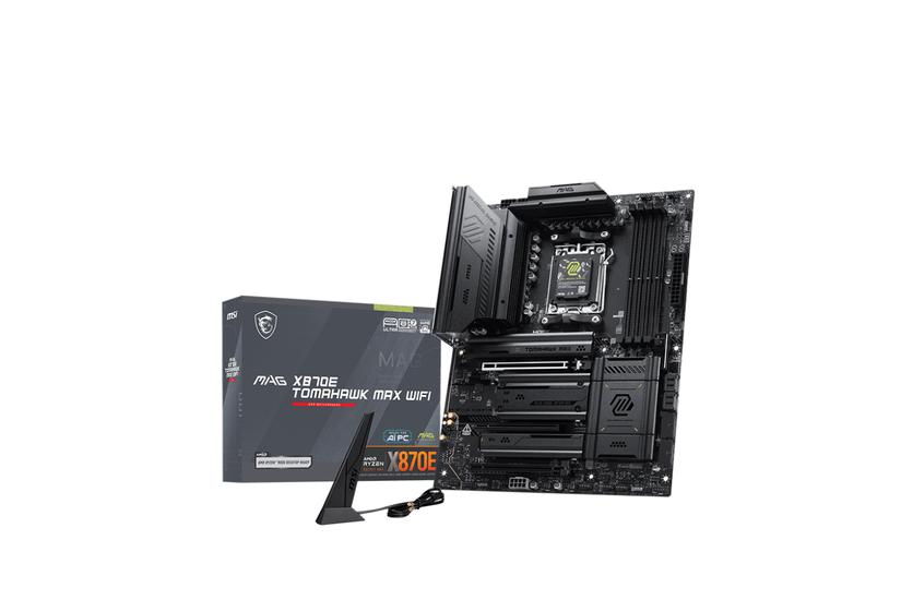 MSI Bundkort - AMD X870E - AM5 - ATX - DDR5 - 5 Gigabit Ethernet - 256 GB - 4x M.2