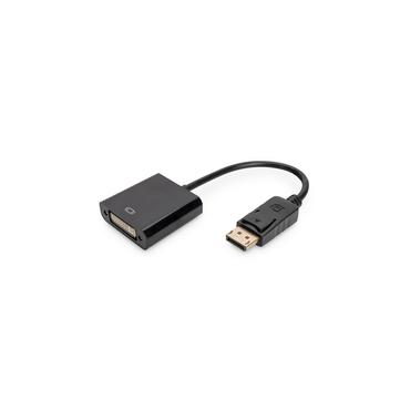 Digitus AK-340409-001-S videokabel adapter 0,15 m DisplayPort DVI-I Sort