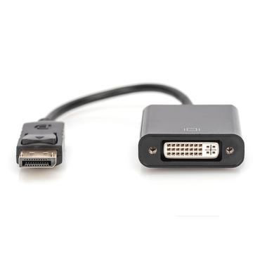 Digitus AK-340409-001-S videokabel adapter 0,15 m DisplayPort DVI-I Sort