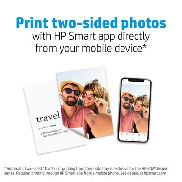 HP - fotopapper - matt - 25 ark - 100 x 150 mm - 180 g/m&sup2;