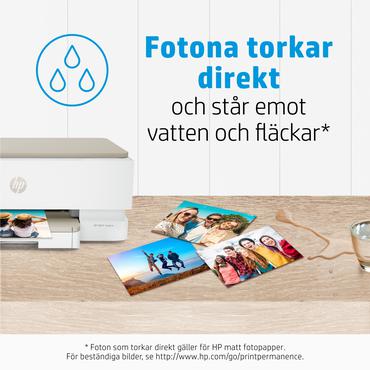 HP - fotopapper - matt - 25 ark - 100 x 150 mm - 180 g/m&sup2;