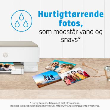 HP - fotopapper - matt - 25 ark - 100 x 150 mm - 180 g/m&sup2;
