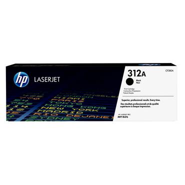 HP 312A - svart - original - LaserJet - tonerkassett (CF380A)