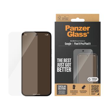 PanzerGlass ® Skærmbeskyttelse Google Pixel 9 5G | 9 Pro 5G | Ultra-Wide Fit