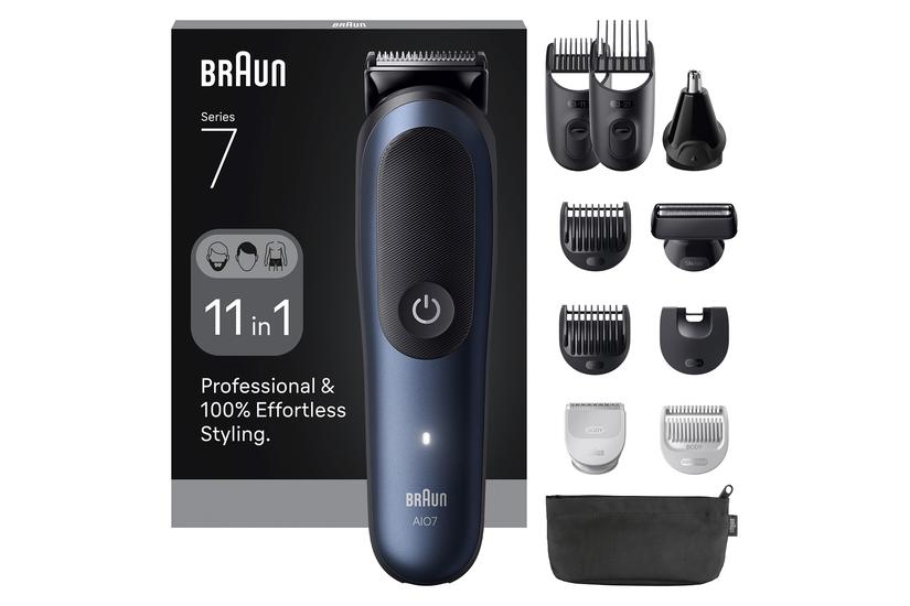 Braun AIO7540 Series 7 All-In-One Style Kit Haarschneider blau