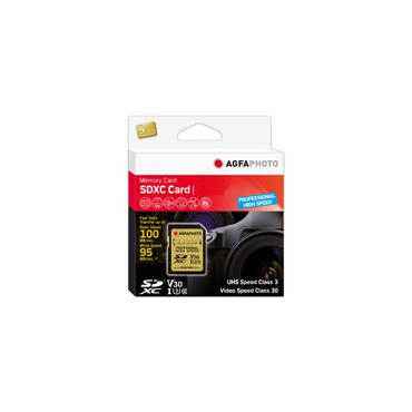 AgfaPhoto 10607 hukommelseskort 128 GB SDXC UHS-I Klasse 10
