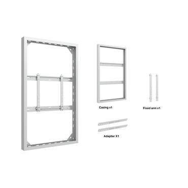 Multibrackets M Pro Series h&ouml;lje - medium - f&ouml;r LCD-display - h&ouml;g ljusstyrka - vit, RAL 9005