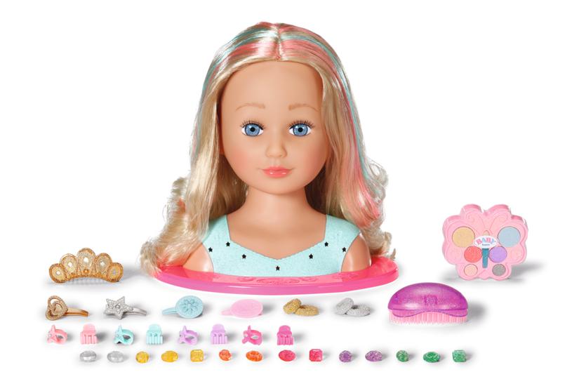 BABY born Sister Styling Head Princess Doll make-up & hair styling set