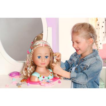 BABY born Sister Styling Head Princess Doll make-up & hair styling set