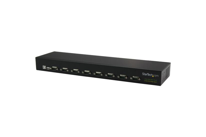 StarTech.com USB to Serial Hub - 8 Port - COM Port Retention - Rack Mount and Daisy Chainable - FTDI USB to RS232 Hub (ICUSB23208FD) - seriell adapter - USB 2.0 - RS-232 x 8