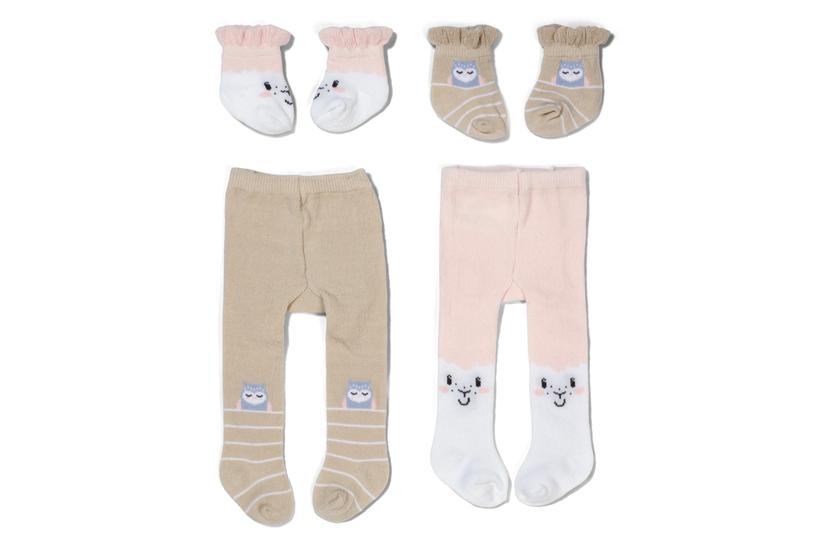 BABY born Tights & Socks Sheep 2ass.43cm Strømpebukser til dukker