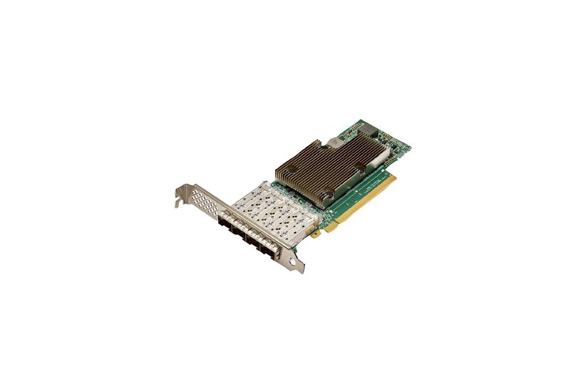 Broadcom BCM57504 - n&auml;tverksadapter - PCIe 4.0 x16 - 10Gb Ethernet / 25Gb Ethernet SFP28 x 4