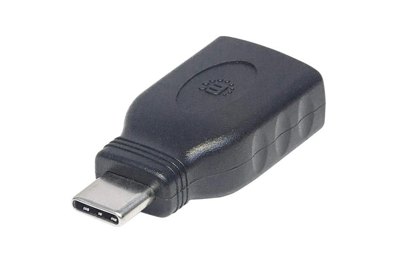 Manhattan 354646 kabel k&oslash;nsskifter USB C USB A Sort