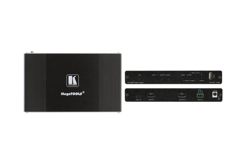 Kramer MegaTOOLS VP-424C USB-C til HDMI-omformer/skalerer/skifter