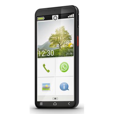 Emporia emporiaSMART.7lite 13,8 cm (5.45") Single SIM Android 15 4G USB Type-C 6 GB 128 GB 3500 mAh Sort