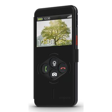 Emporia emporiaSMART.7lite 13,8 cm (5.45") Single SIM Android 15 4G USB Type-C 6 GB 128 GB 3500 mAh Sort