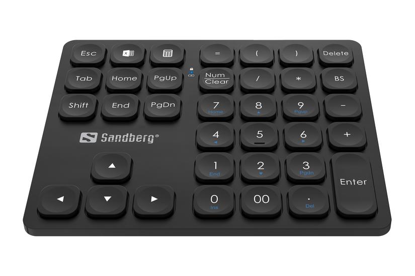 Sandberg Pro trådløst numerisk tastatur - sort