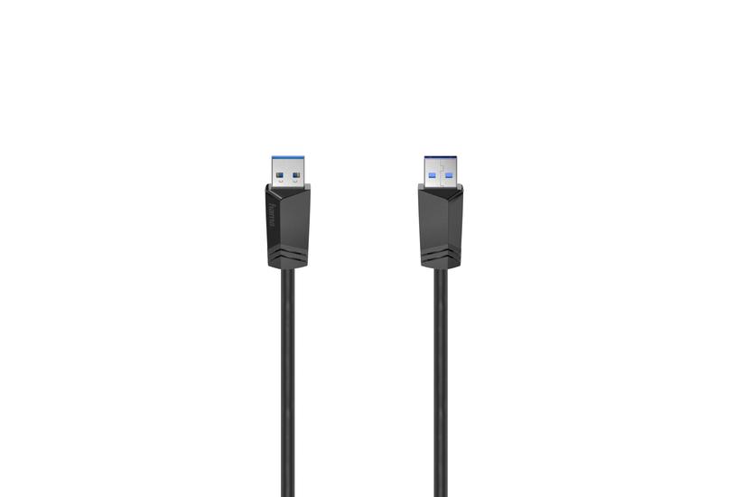 Hama 00200624 USB-kabel 1,5 m USB A Sort