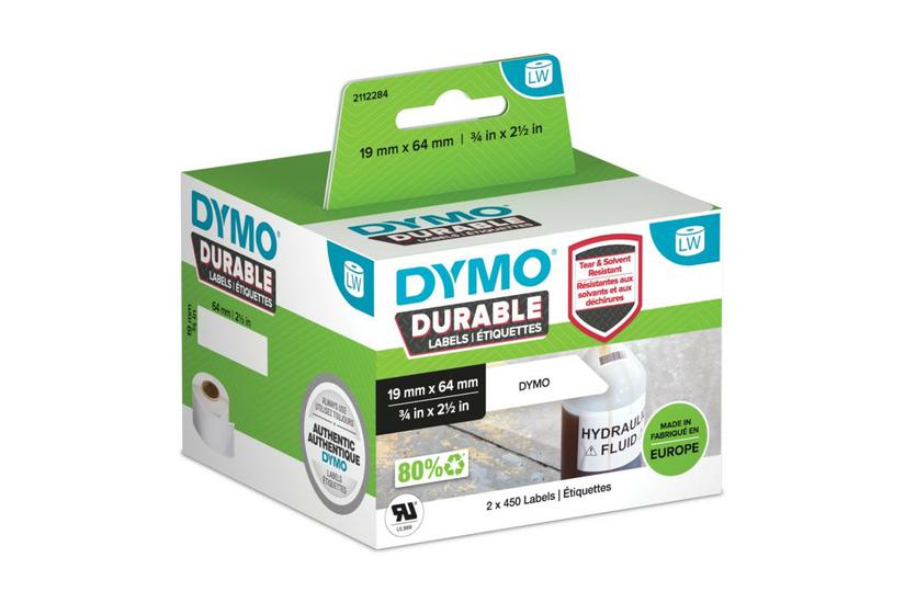 Dymo 2112284 Print Etiket Hvid Selvklæbende Printeretiket