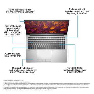 HP ZBook Fury 16 G10 Mobile Workstation Bærbar PC