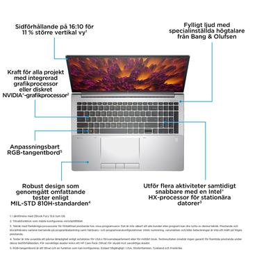 HP ZBook Fury 16 G10 Mobile Workstation Bærbar PC