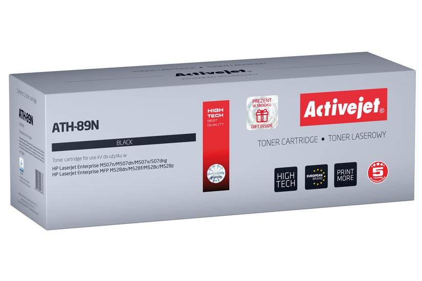 Activejet ATH-89N printertoner til HP; Erstatning HP CF289A; Supreme; 5000 sider; sort - med chip