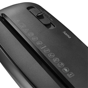 Hama Classic S61 papirmakulator Stribe makulering 72 dB 22 cm Sort