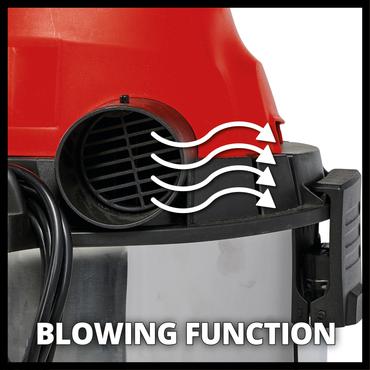 Einhell TC-VC 1930 S Sort, Grå, Rød 30 L 1500 W