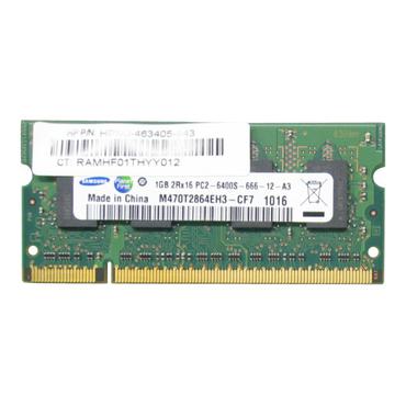 HP - DDR2 - modul - 1 GB - SO DIMM 200-PIN - 800 MHz / PC2-6400 - ikke bufferet