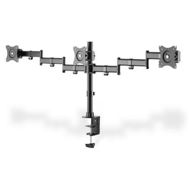 DIGITUS DA-90362 monteringssats - f&ouml;r 3 monitorer - svart